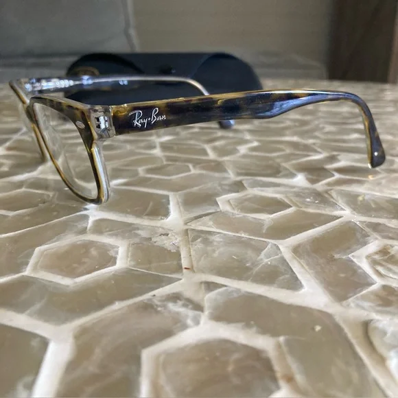 Ray Ban RB5286 eyeglasses in light tortoise - Picture 5 of 9